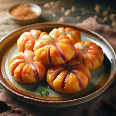 Image of Sweet Potato Ham Puffs