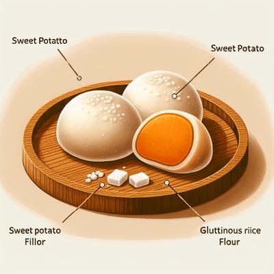 Image of Sweet Potato Mochi