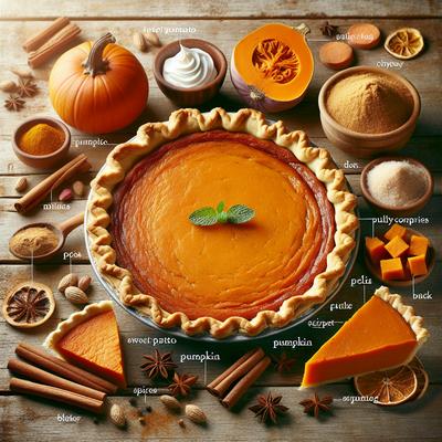 Image of Sweet Potato or Pumpkin Pie