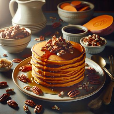 Image of Sweet Potato Pecan Pancakes