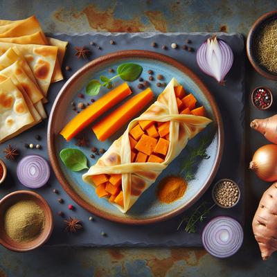 Image of Sweet Potato Phyllo Wraps