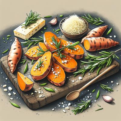 Image of Sweet Potato Rosemary Cheese Bites
