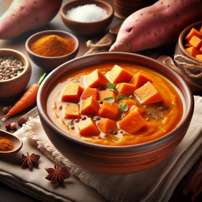 Image of Sweet Potato Soup with Low Sodium