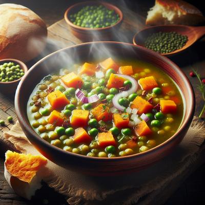 Image of Sweet Potato Split Pea Soup