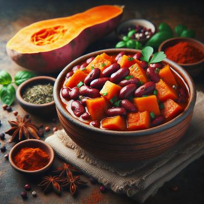 Image of Sweet Potato Stew with Red Beans