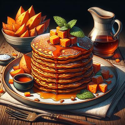 Image of Sweet Potato Surprise Pancakes