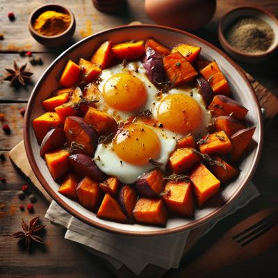 Image of Sweet Potatoes and Eggs