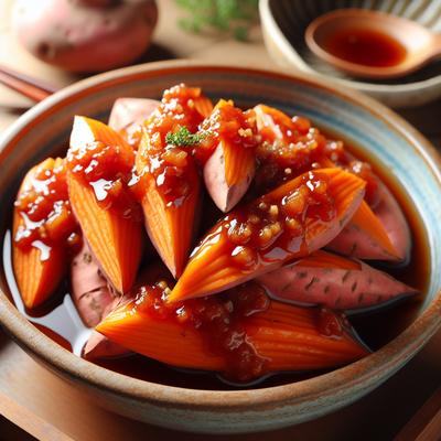 Image of Sweet Potatoes in Tangy Sauce