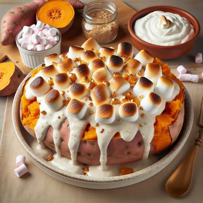 Image of Sweet Potatoes with Marshmallow Creme Sauce