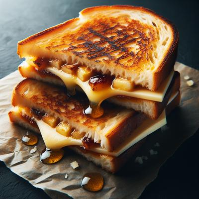 Image of Sweet Salty Grilled Cheese Sandwich