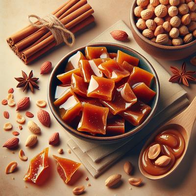 Image of Sweet Savory Microwave Peanut Brittle with Cinnamon