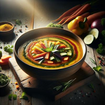 Image of Sweet Savory Vegetarian Vegan Soup