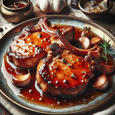 Image of Sweet Simmered Pork Chops