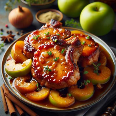 Image of Sweet Sour Apple Pork Chops