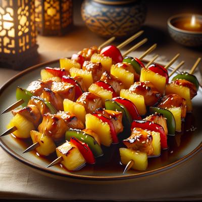 Image of Sweet Sour Chicken Kabobs