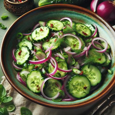 Image of Sweet Sour Cucumber Salad