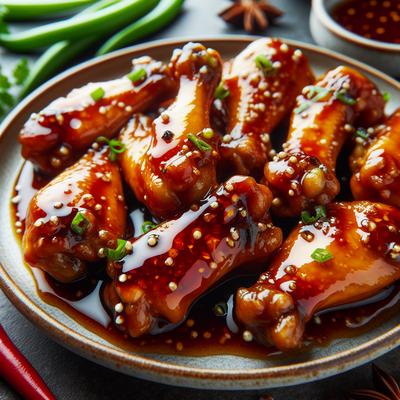 Image of Sweet Sour Glaze Chicken Wings