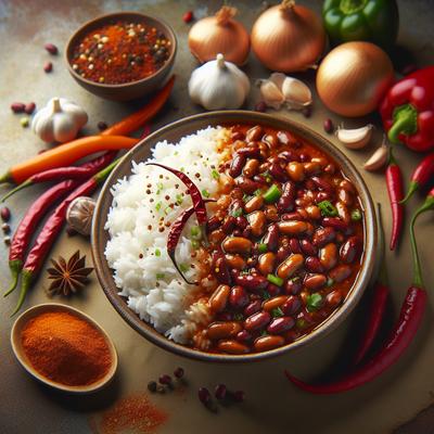 Image of Sweet Spicy Beans and Rice