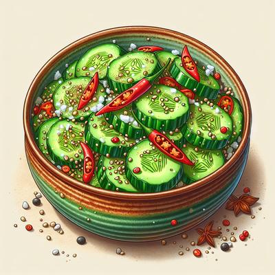 Image of Sweet Spicy Cucumber Salad