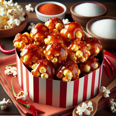 Image of Sweet Spicy Popcorn Crunch or Balls