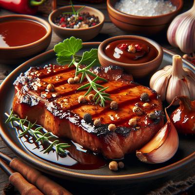 Image of Sweet Tangy Bbq Pork Steaks