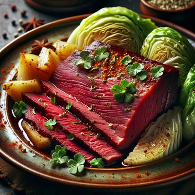 Image of Sweet Tasting Corned Beef and Cabbage