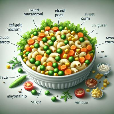 Image of Sweet Vege Macaroni Salad