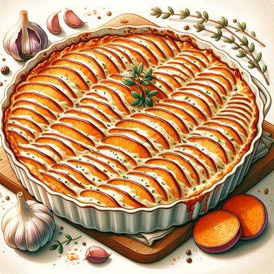 Image of Sweet White Potato Gratin
