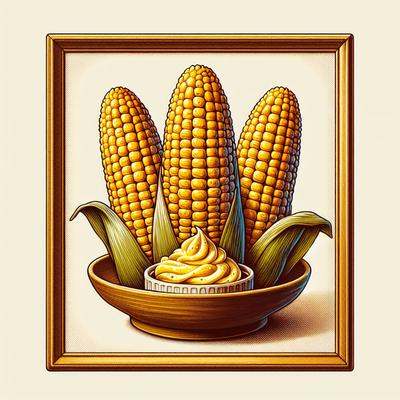 Image of Sweetcorn in a Garlic Butter Crust