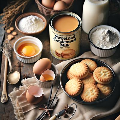 Image of Sweetened Condensed Milk Biscuits Cookies