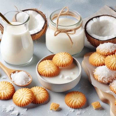 Image of Sweetened Condensed Milk Coconut Cookies Candy