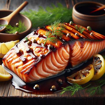 Image of Sweetened Grilled Salmon