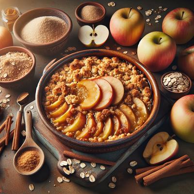 Image of Sweetheart Apple Crisp for Two
