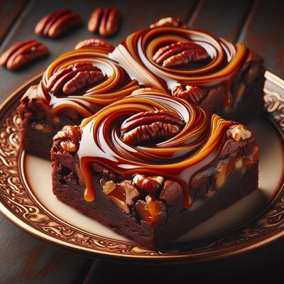 Image of Swirled Turtle Brownies