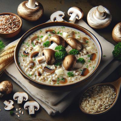 Image of Swiss Barley Mushroom Soup