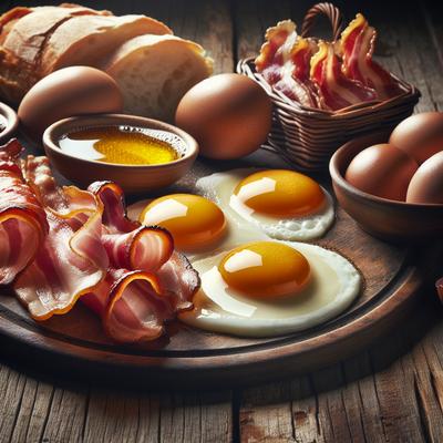 Image of Swiss Canadian Bacon and Eggs