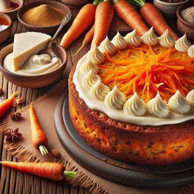 Image of Swiss Carrot Cake with Mascarpone Icing