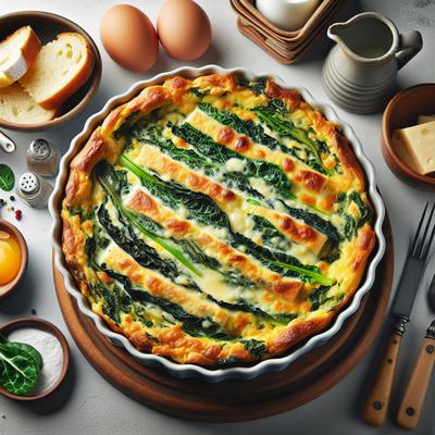 Image of Swiss Chard and Cheese Strata
