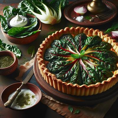 Image of Swiss Chard and Herb Tart