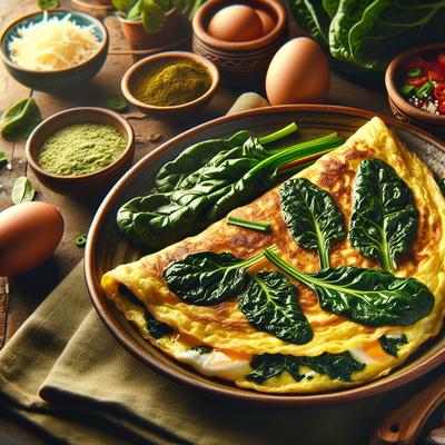Image of Swiss Chard Omelette Dinner