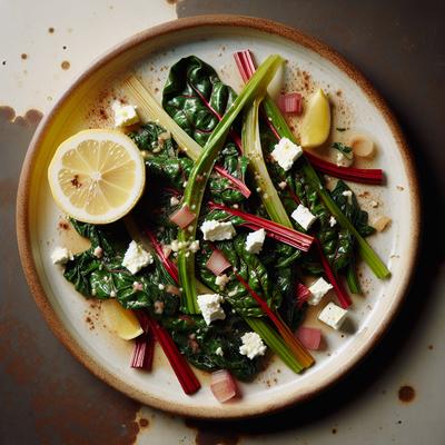 Image of Swiss Chard with Lemon and Feta