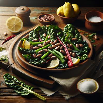 Image of Swiss Chard with Pinto Beans