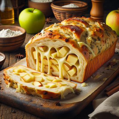 Image of Swiss Cheese and Apple Breakfast Loaf