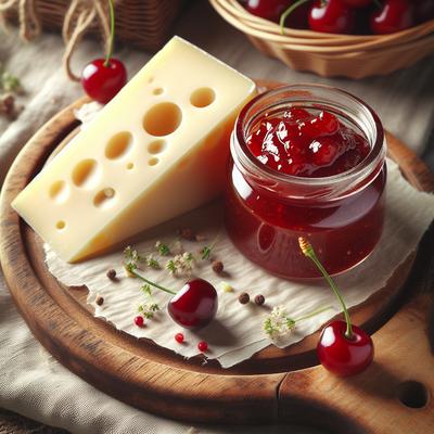 Image of Swiss Cheese and Cherry Spread