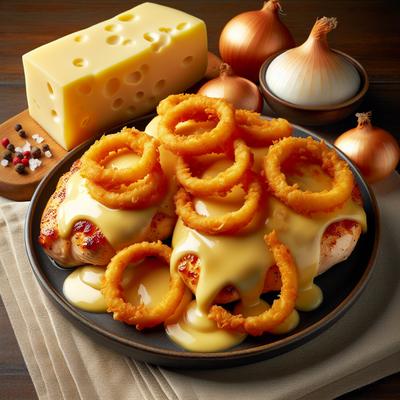 Image of Swiss Cheese and Onion Ring Chicken Breasts