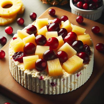 Image of Swiss Cheese Cranberry and Pineapple Spread