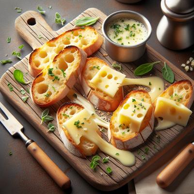 Image of Swiss Cheese Crostini