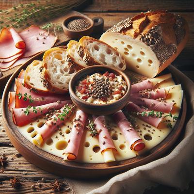 Image of Swiss Cheese Ham and Caraway Spread