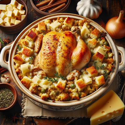 Image of Swiss Chicken and Stuffing Crockpot or Oven
