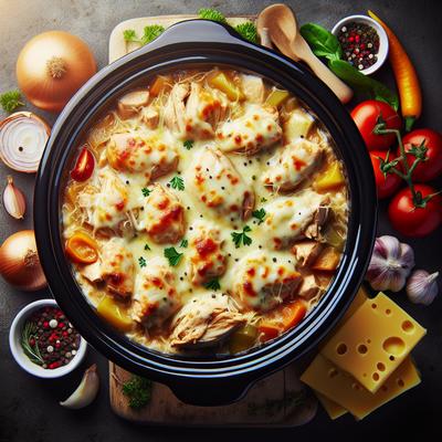 Image of Swiss Chicken Casserole Crock Pot